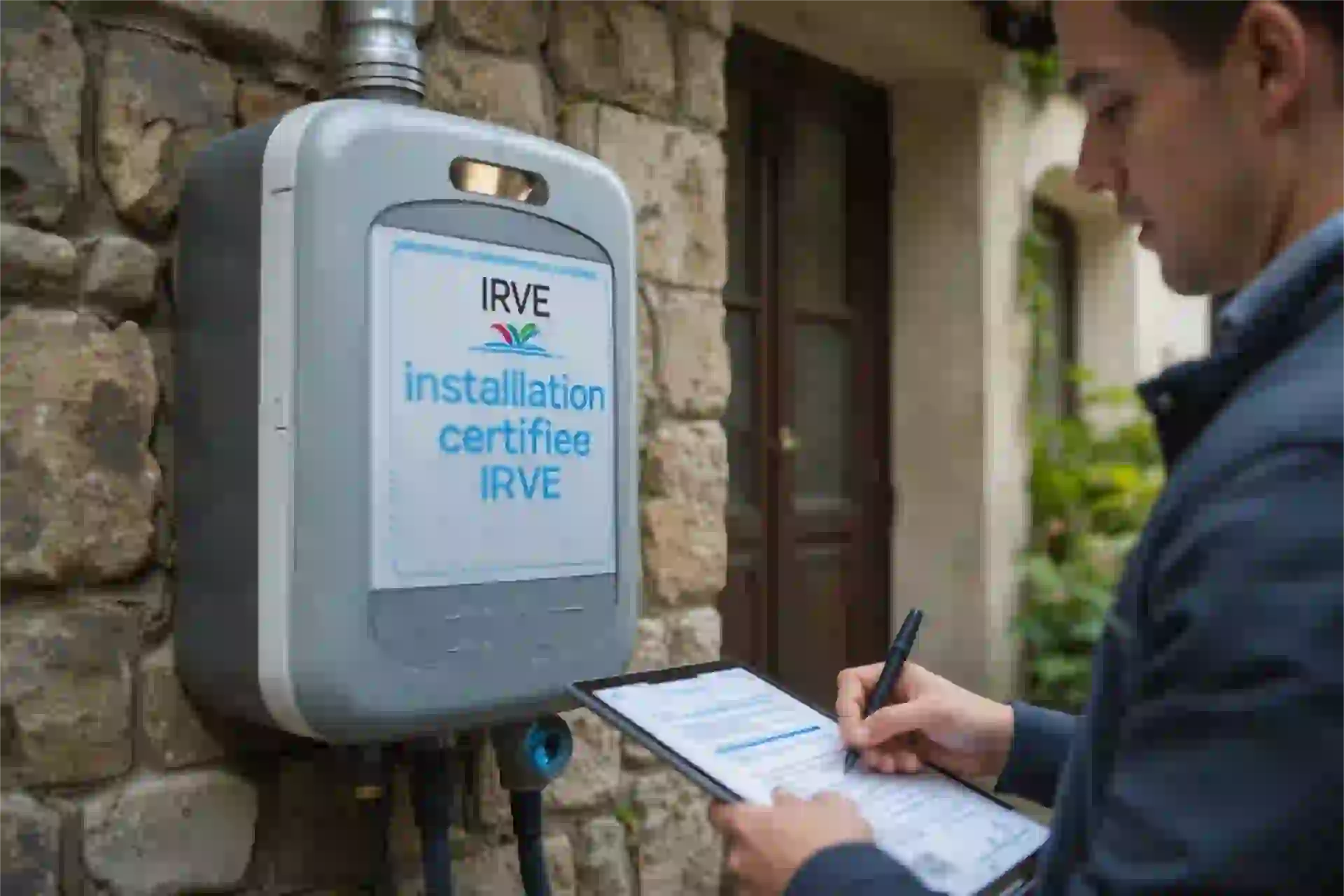 Installation borne de recharge à Maureilhan